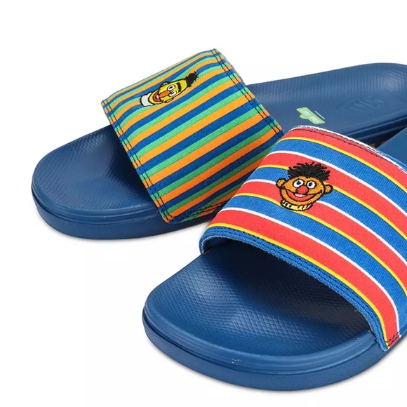 Men's Vans Sesame Street x La Costa Slide-On 'Ernie And Bert' - Picture 3 of 12